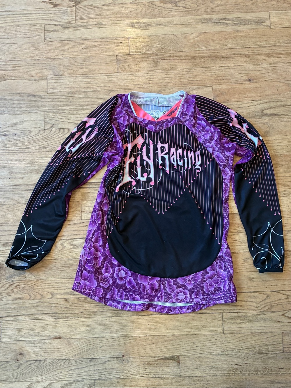 Fly Racing Women's Purple & Black Long-Sleeve Jersey
